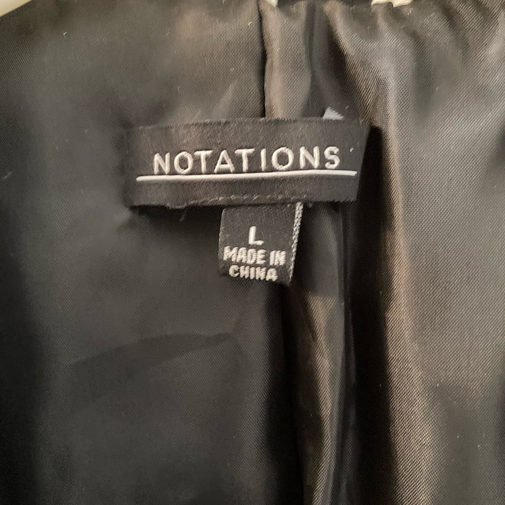 Notations Jacket Size Large - image 3